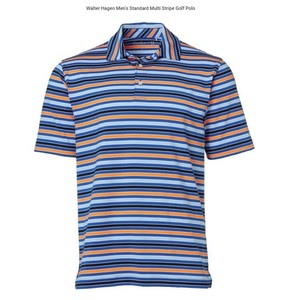 $60 Walter Hagen Mens S Standard Multi Stripe Golf Polo 11 Majors MGA11231 NEW 889751276526 | eBay