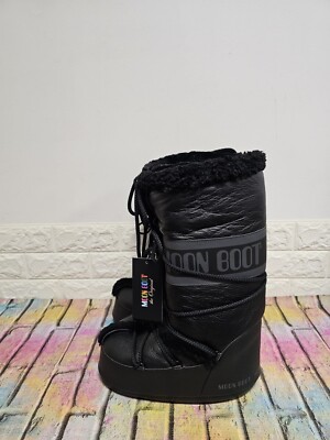 Moon Boot Classic Matt UK 8 / 9,5 Herren UVP 480£ Schwarz