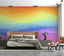 Carta da parati 3D colore astratto modello texture pittura murale fotomurale ...