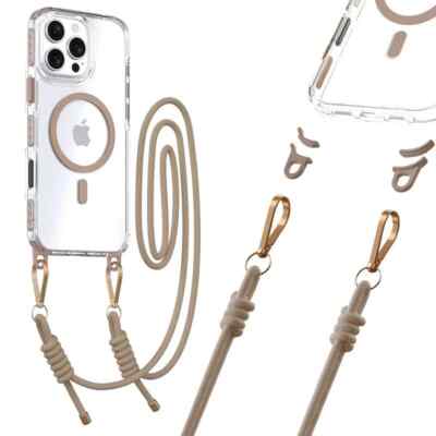 FÜR APPLE IPHONE 17 AIR - Band mit MagSafe Cover Etui Case Tasche Handy GOLD
