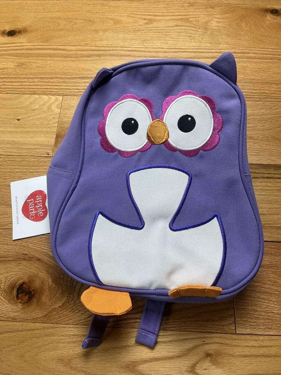 Apple Park Eco friendly NEW Owl Backpack 10