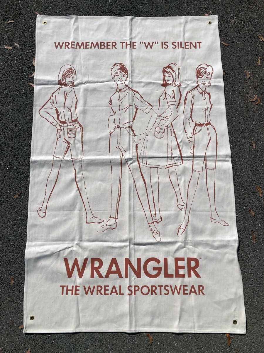 Wrangler denim banner