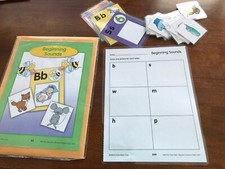 Beginning Souds Grade K Language Arts file folder game teacher