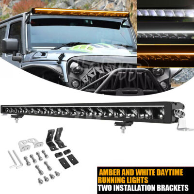 ROOF For JEEP Wrangler JK JL 52 Zoll LED Light Bar Auto Offroad DRL E-Prüf ECE