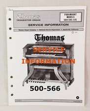 Thomas Organ Models 500-505-515,520-525-545, 555, 556T, 565-566, 585-586 Pick 1 