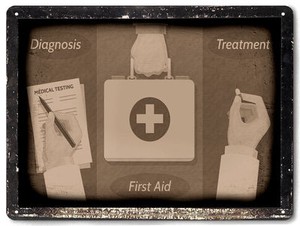 Doctor Surgeon Nurse Office Metal Sign Hospital Vintage Style Wall