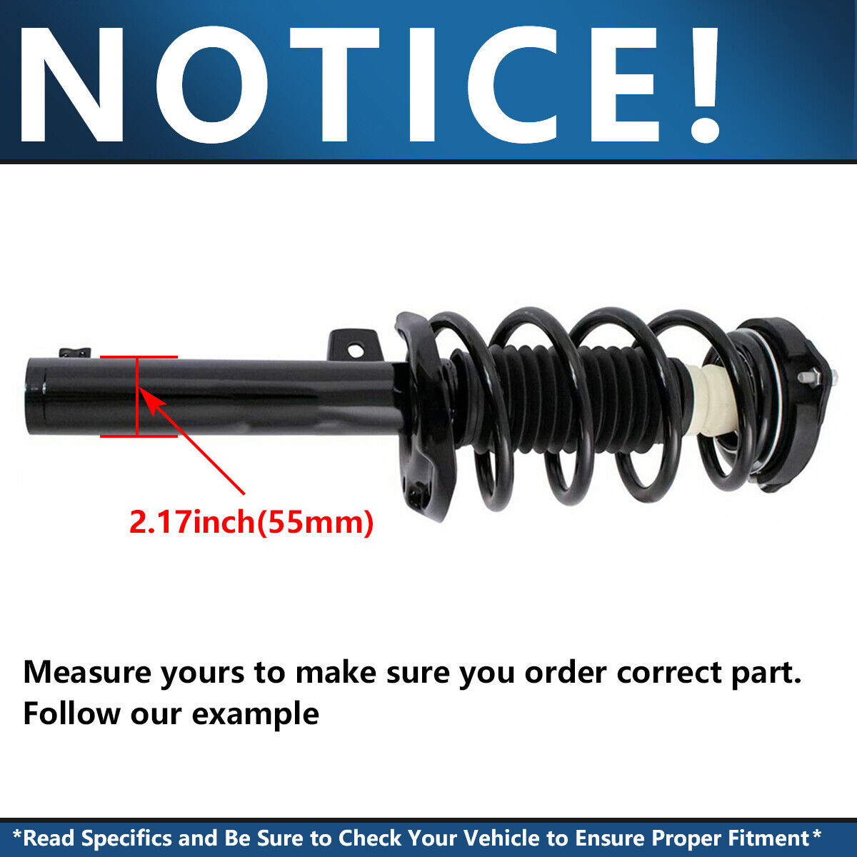 Detroit Axle - Front Struts w/Coil Spring Assembly Rear Shocks Replacement  for Volkswagen Beetle Golf Jetta 