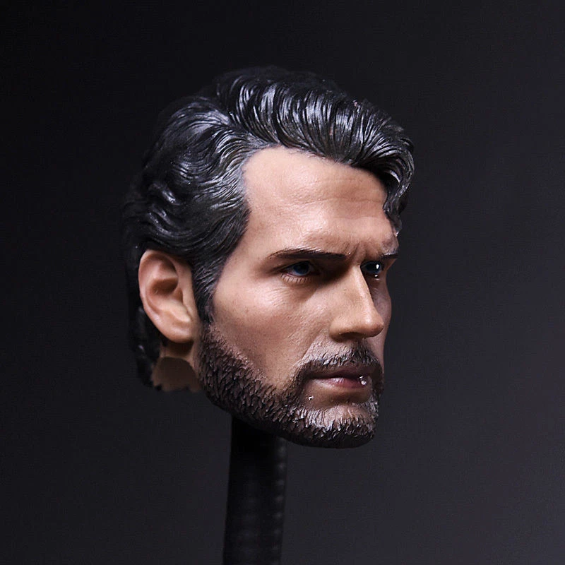 Figura de acción masculina Henry Cavill modelo esculpido cabeza escala 1/6 ajuste 12" HT PH juguetes Foto 4 de 4