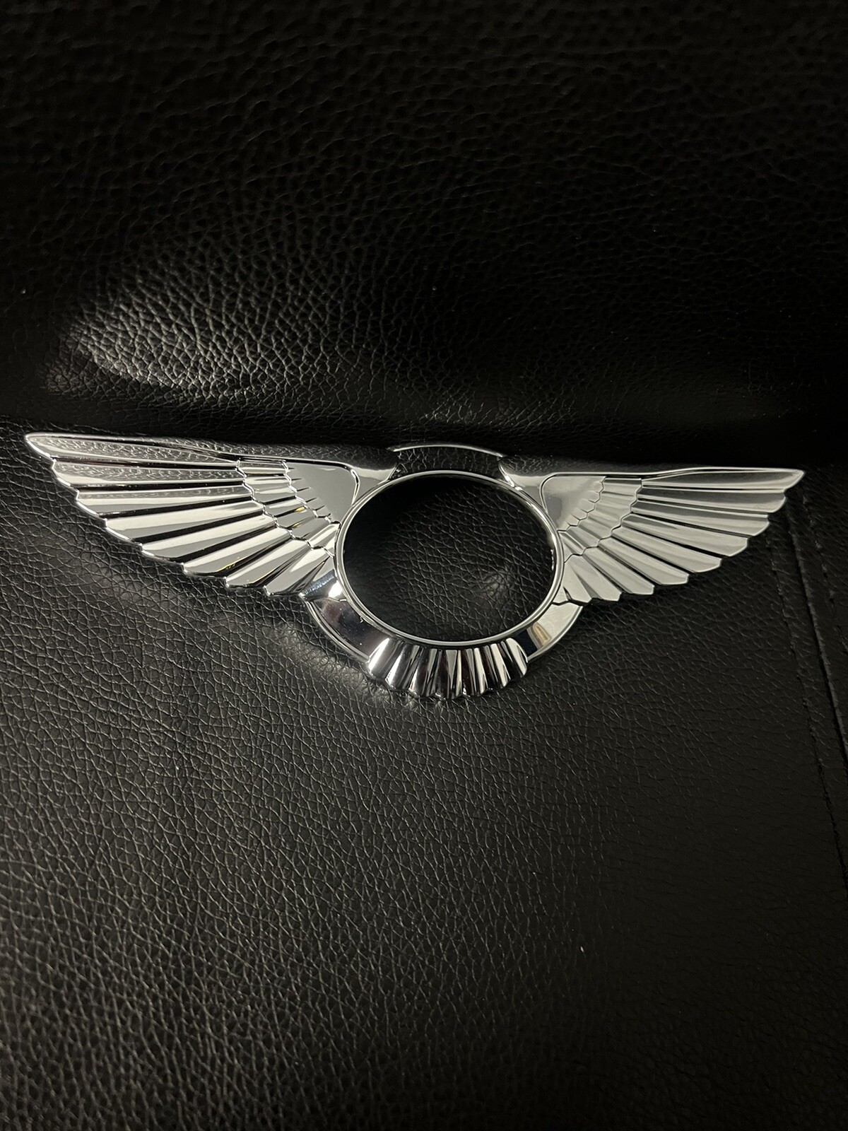 Bentley Continental GT GTC Front Bumper Grille Logo Trim Cover Chrome New