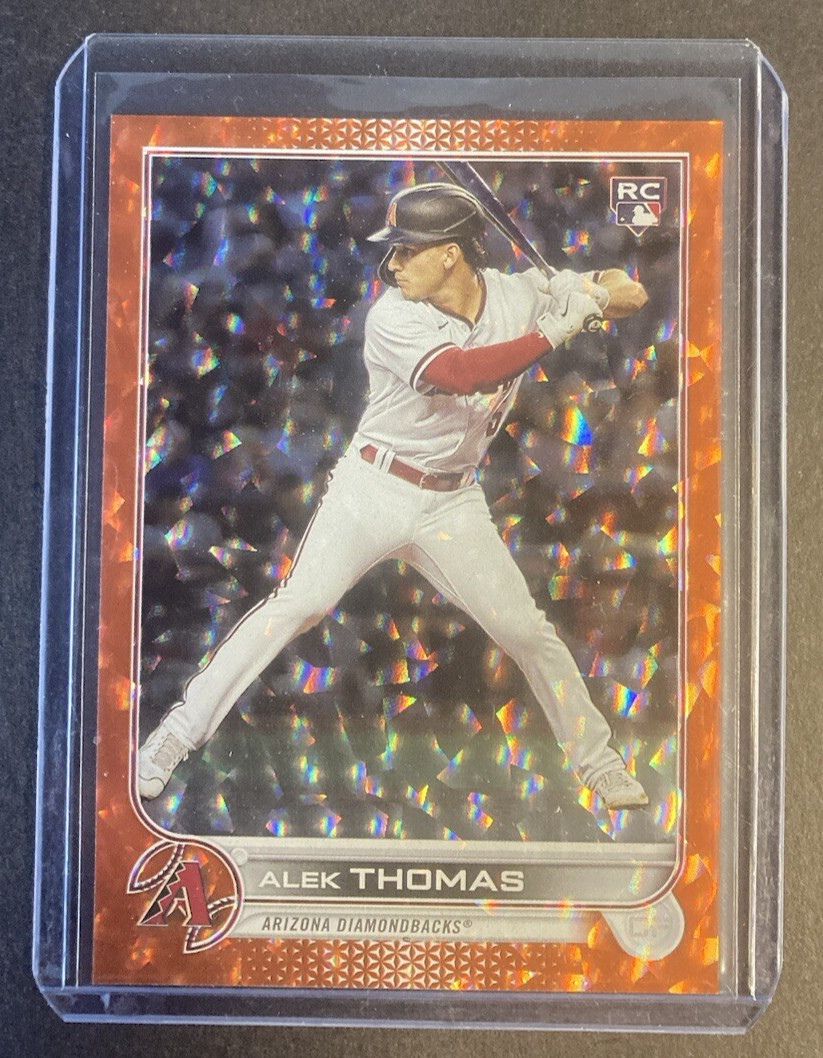 2022 Topps Update Alek Thomas Rookie Orange Ice Foil /299 #US212