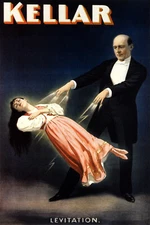Magic Kellar Levitation Girl Magician Illusionist Vintage Poster Repro FREE S/H