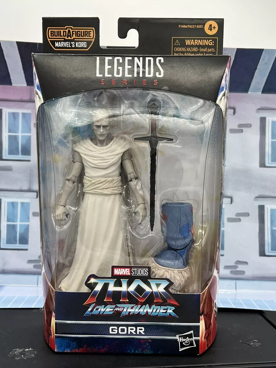  Marvel Legends Series Thor: Love and Thunder Gorr Action Figure  6-Inch Collectible Toy, 3 Accessories, 1 Build-A-Figure Part : Toys & Games