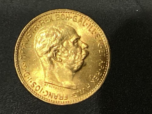 1915 Austria 20 Corona .900 Fine Gold Choice Brilliant Uncirculated B1200 - Picture 3 of 8
