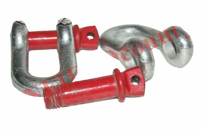 AEspares Abschlepphaken Satz Für Willys Jeeps ECs Stahl 95mm x 58mm
