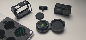 DJI Osmo Action 6 with Macro lens, SmallRig Cage, K&F ND and CPL filter kit