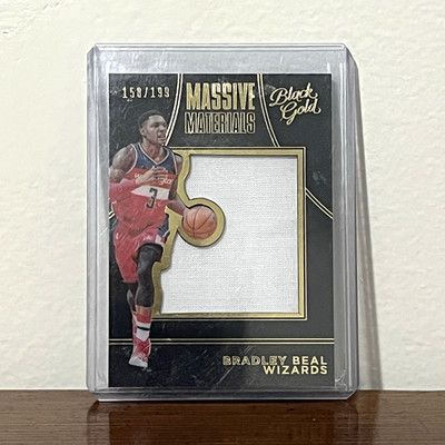 Panini 2015-16 Black Gold Massive Materials Bradley Beal Wizards #7 158/199