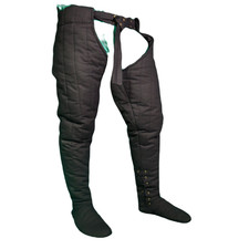 Medieval Padded Armor Lagging With socks Attached Costume Dress Aketon Sca Larp