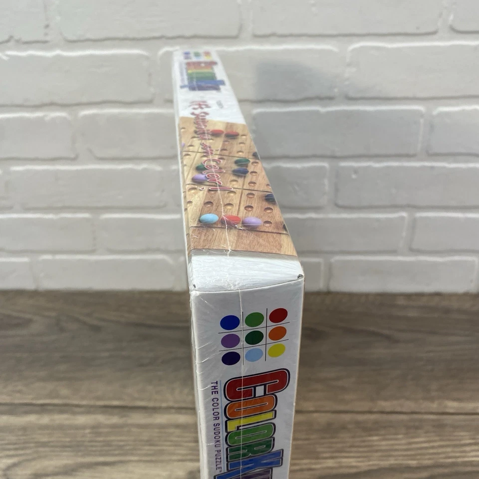 ColorKu The Color Sudoku Puzzle Game Board NEW Sealed Wood Board Balls Mad Cave - Image 3 of 3