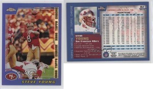 2000 Topps Chrome Refractor Steve Young #82 HOF