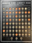 Near Complete Barber Dime Collection Missing 17 57 Coins Dark