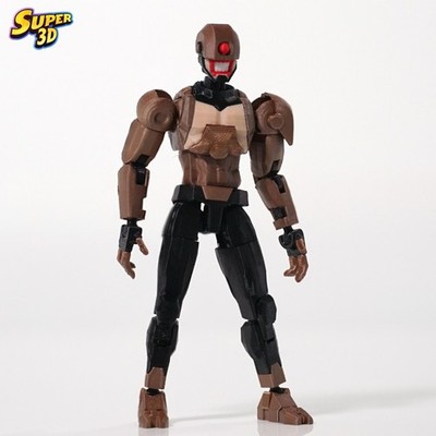 SUPER 3D Invincible Young Hero Resurrected Man Multi-Articulated Action Figure