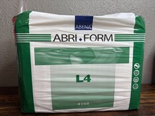 Abena Abri-Form L4 Adult Diapers Briefs Size Large 4168 Heavy Absorbency
