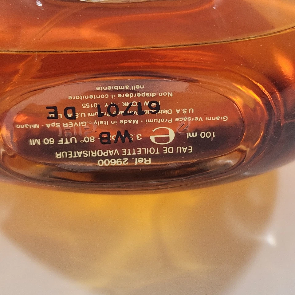 BLONDE BY VERSACE 100ML EDT SPRAY CLÁSICO (NUEVO CON CAJA) Foto 3 de 4