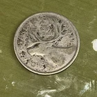 Canada 1941 - 25 Cent Quarter Canadian Coin - 80% Silver