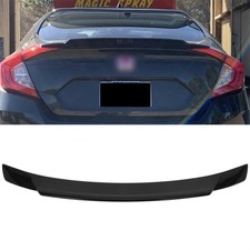 Duckbill Trunk Spoiler Glossy Black Fits 2016-2018 2019 2020 2021 Honda Civic