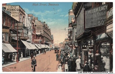 CAR-AHAP19-0985-UNITED KINGDOM - WALES - High street - Swansea