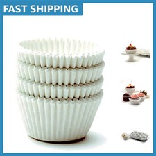 Norpro 48-Pack Giant Muffin Cups - Durable, Disposable White Baking Liners