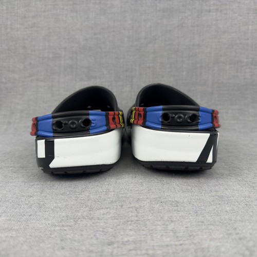 Crocs NASCAR Shoes Mens Size 8 Womens 10 Checkered Slip On Clogs Racing - Picture 7 of 11