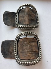 Abiti Antichi coppia Di Fibbie Da Scarpe.Epoca 800