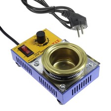 220V 160W Einstellbare Temperatur Zinn Schmelzofen Ofen Topf EU Stecker
