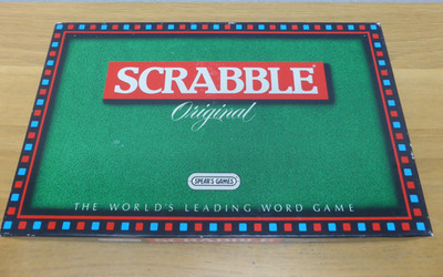 Vintage Scrabble Original Brettspiel 1988 Spear's Games komplett sehr guter Zustand grüne Box
