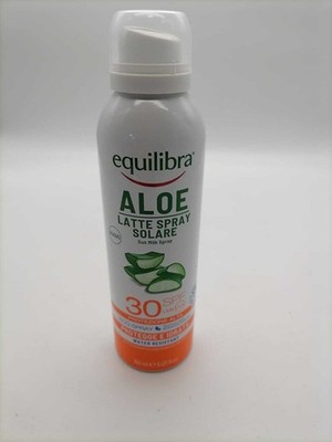 Equilibra Solari Aloe Latte Sun Spray SPF 30   Sonnenspray 150 ml, wasserfest