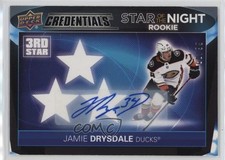 2021-22 Credentials 3rd Star of the Night Rookies 60/99 Jamie Drysdale Auto 05ja