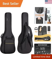 Electric Guitar Bag Gig Bag 6mm Padding Backpack Padded Soft Guitar Case Blac...