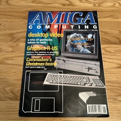 Amiga Computing Magazine Issue 32 Jan 1991 Commodores Christmas 