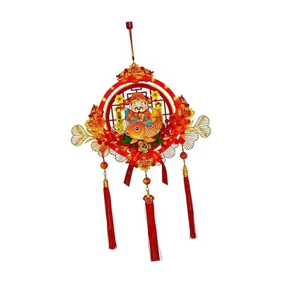 Décoration du Nouvel An chinois : Dieu de la richesse à secouer, ornement à - Photo 1/4