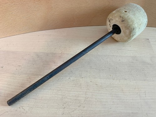 DANMAR Model 206 Classic Bass Kick Drum Pedal BEATER Part Felt Head Black Shaft