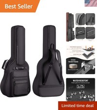 Thick Padded Gig Bag for 40/41 inch Acoustic Guitars - Stylish Water-Resistant
