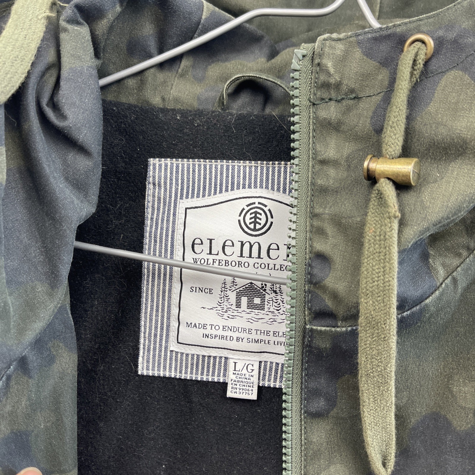 Y2K Element Wolfeboro Collection Jacket Military … - image 5