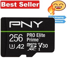 PRO Elite Prime 256GB microSDXC - Fast Transfer for Action Cameras  Phones