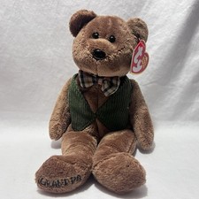 Ty Beanie Baby PAPA the Grandfather Bear (Internet Exclusive) Vintage Plush Toy