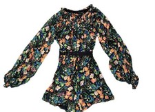 Image of Ted Baker Women’s Summer Day / Evening Botanical Playsuit & Belt - UK 10