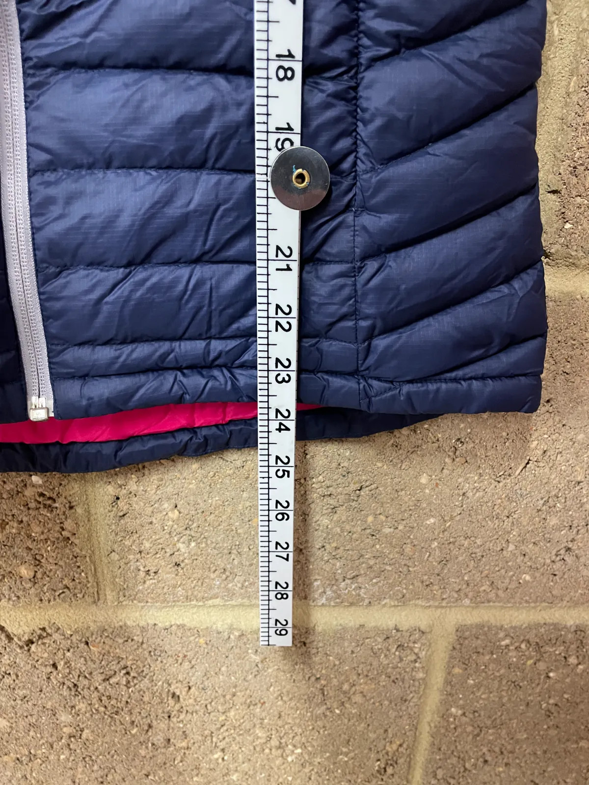Rab Microlight Gilet Womens UK10 EU38 Navy Pertex Quantum Down Puffer Insulated image 5