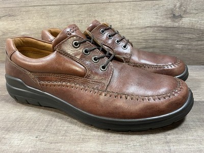 Mens Ecco Size 10 Seawalker Brown Leather Shoes ECCO Seawalker Men main image 2