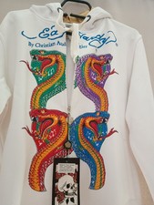 Damen Kapuzen Jacke. Ed Hardy by Christian Audigier. Vintage  Bitte Alles Lesen