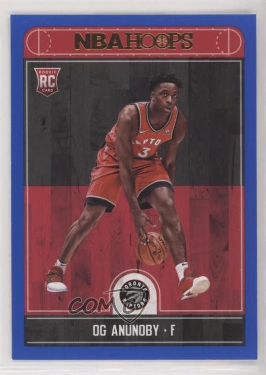 2017-18 Panini NBA Hoops Blue OG Anunoby #273 1b8